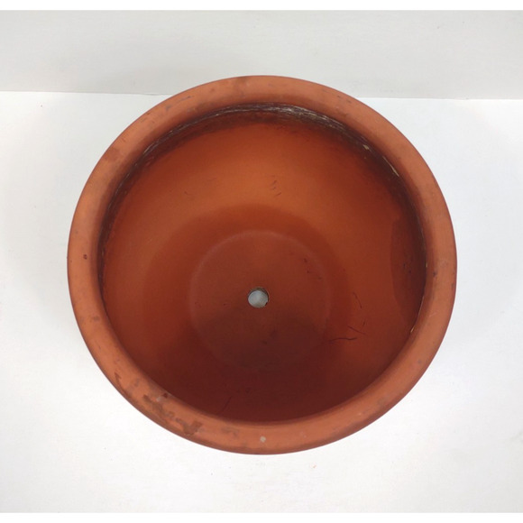 Vintage Yellow Norcal Pottery Terracotta Flower Pot Planter Mid-Century 6X7” USA - Picture 8 of 9